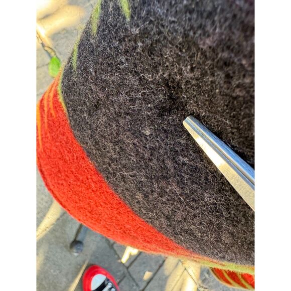 VTG Seppe SW Aztec Wool Button Down Coat Jacket Size 3 = XL Made in the USA - Picture 9 of 15